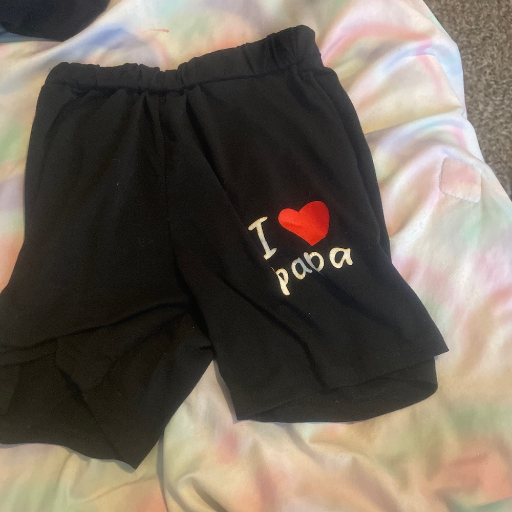 Boy shorts black and red and kinda white